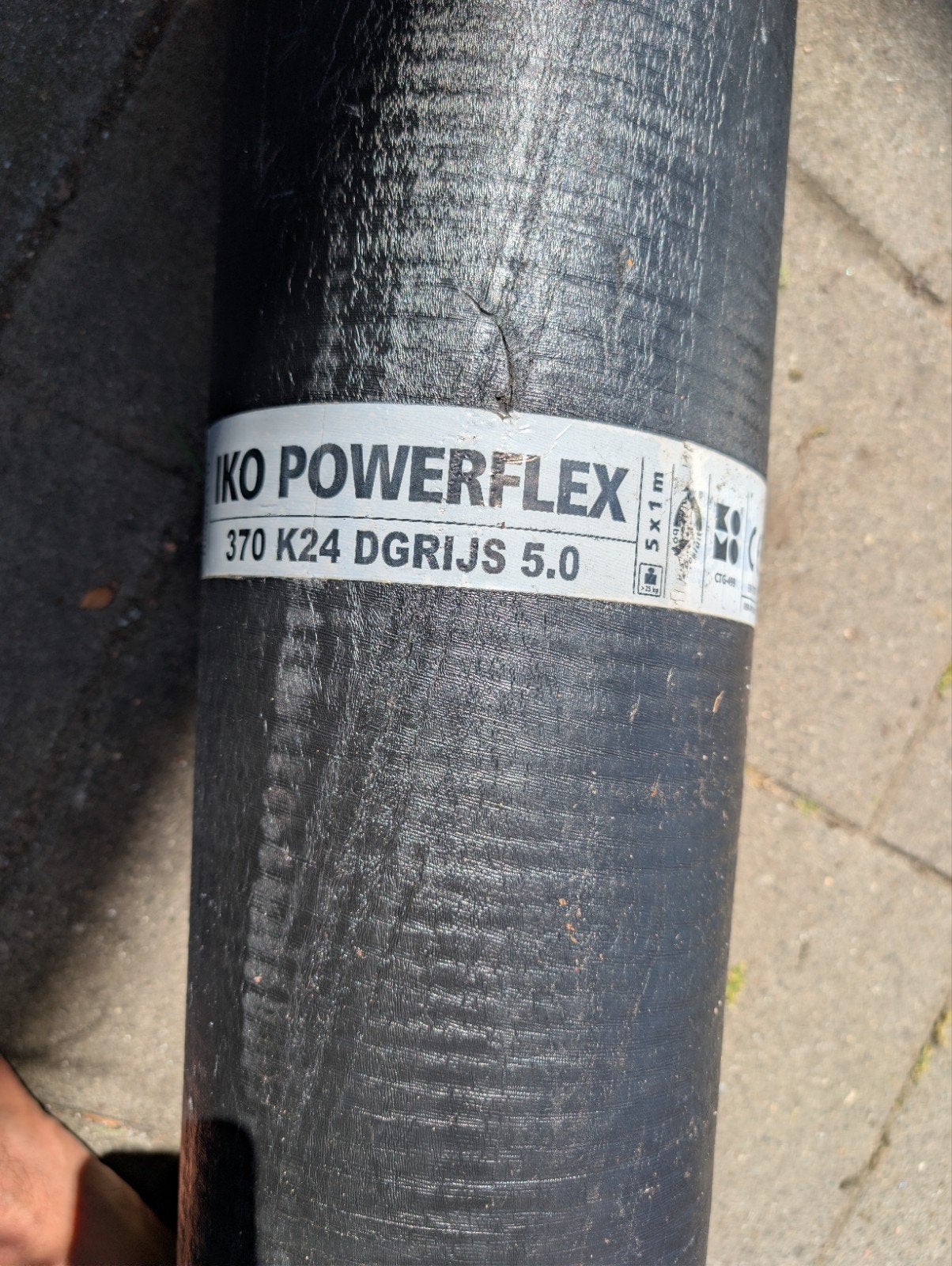 IKO Powerflex Dakleer 5x1m - Nieuw, Doe-het-zelf en Verbouw, Dakpannen en Dakbedekking, Ophalen, Overige materialen, Nieuw, 5 tot 10 m²