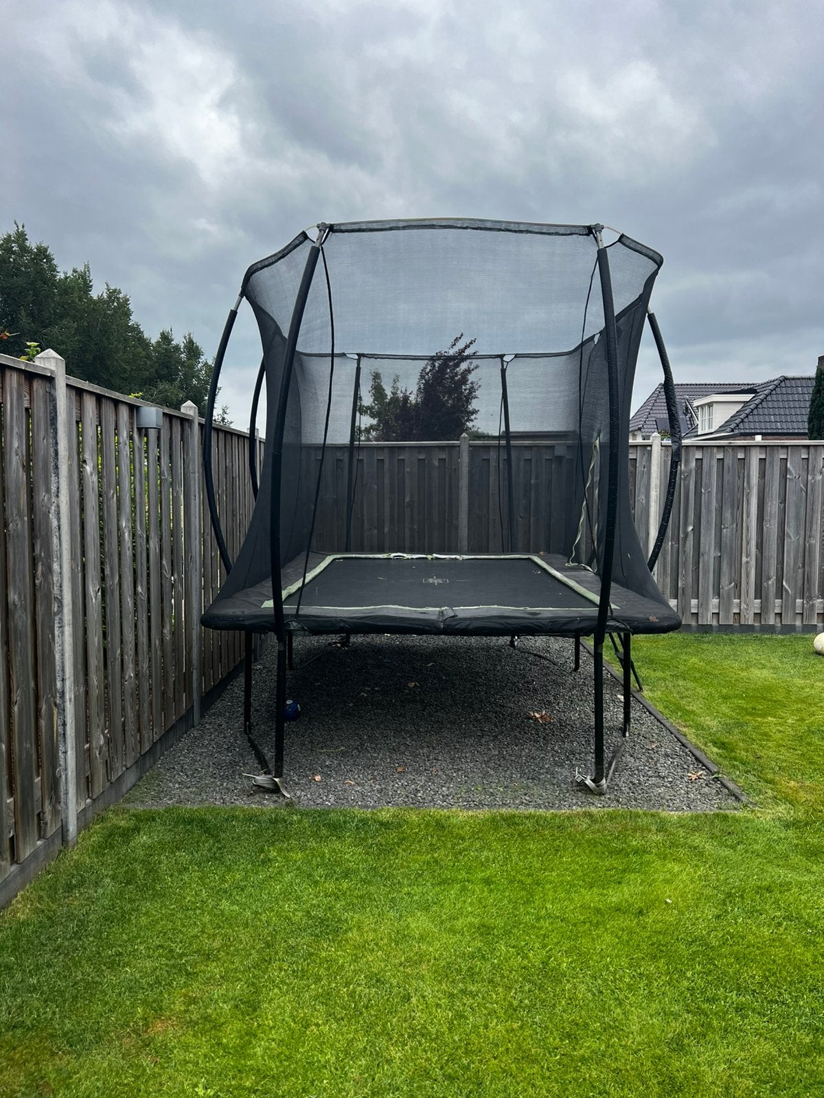 EXIT Trampoline met veiligheidsnet, Ophalen, Gebruikt