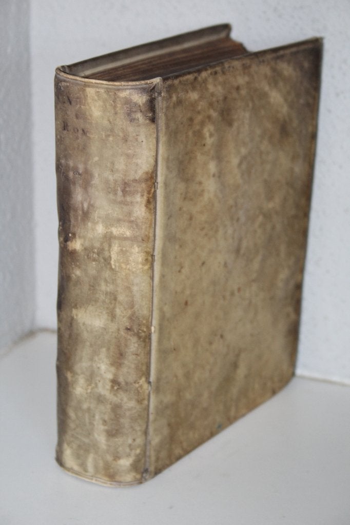 Campegius Vitringa - Verklaring Romeinen 1-8, 1729 perkament, Ophalen of Verzenden