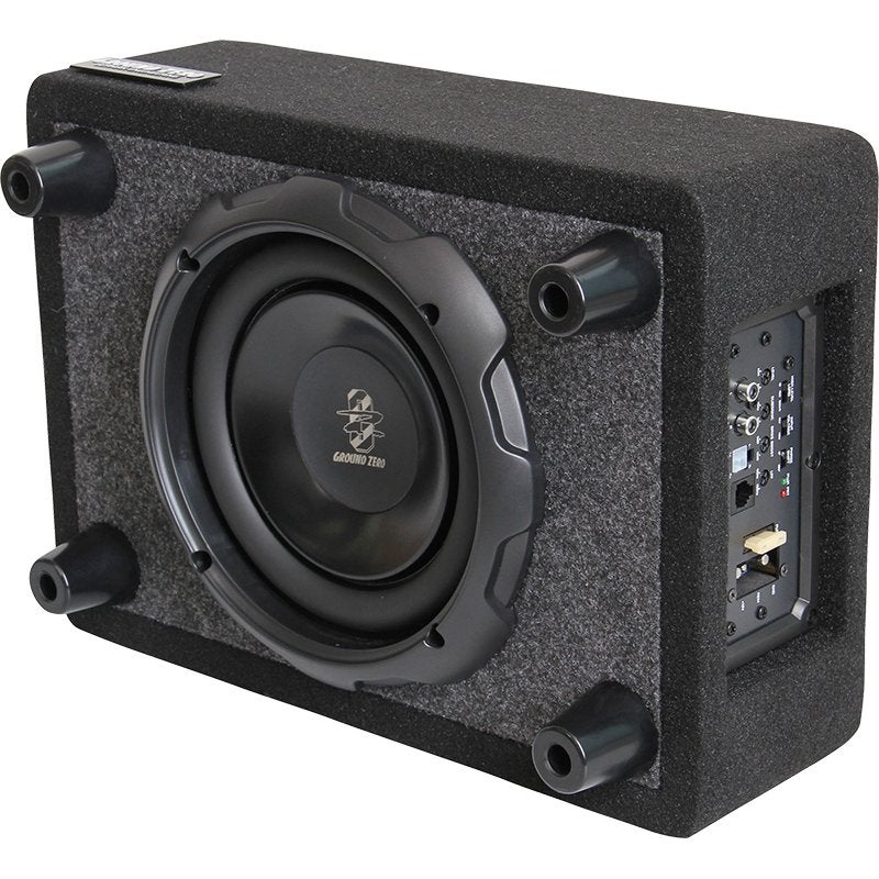 Ground Zero GZCS 20SUB-ACT Compact 20 cm/8″ subwoofer Actief, Erlenweg 25, 85658 Egmating, Germany, Nieuw, https://www.ground-zero-audio.com/en/support-en/contact-page/