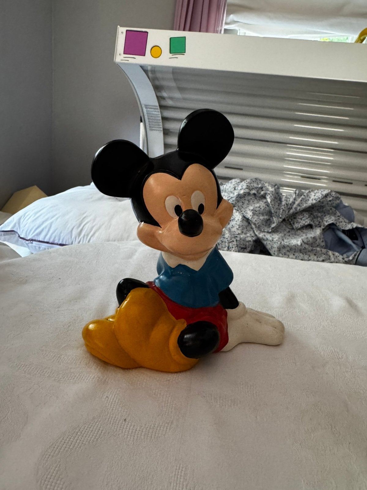 Disney Mickey Mouse spaarpot – vintage, Ophalen of Verzenden, Mickey Mouse, Zo goed als nieuw, Beeldje of Figuurtje