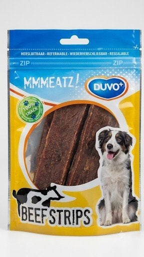 Duvo+ Mmmeatz! Beef Strips (100g), Dieren en Toebehoren, Dierenvoeding, Hond, Ophalen