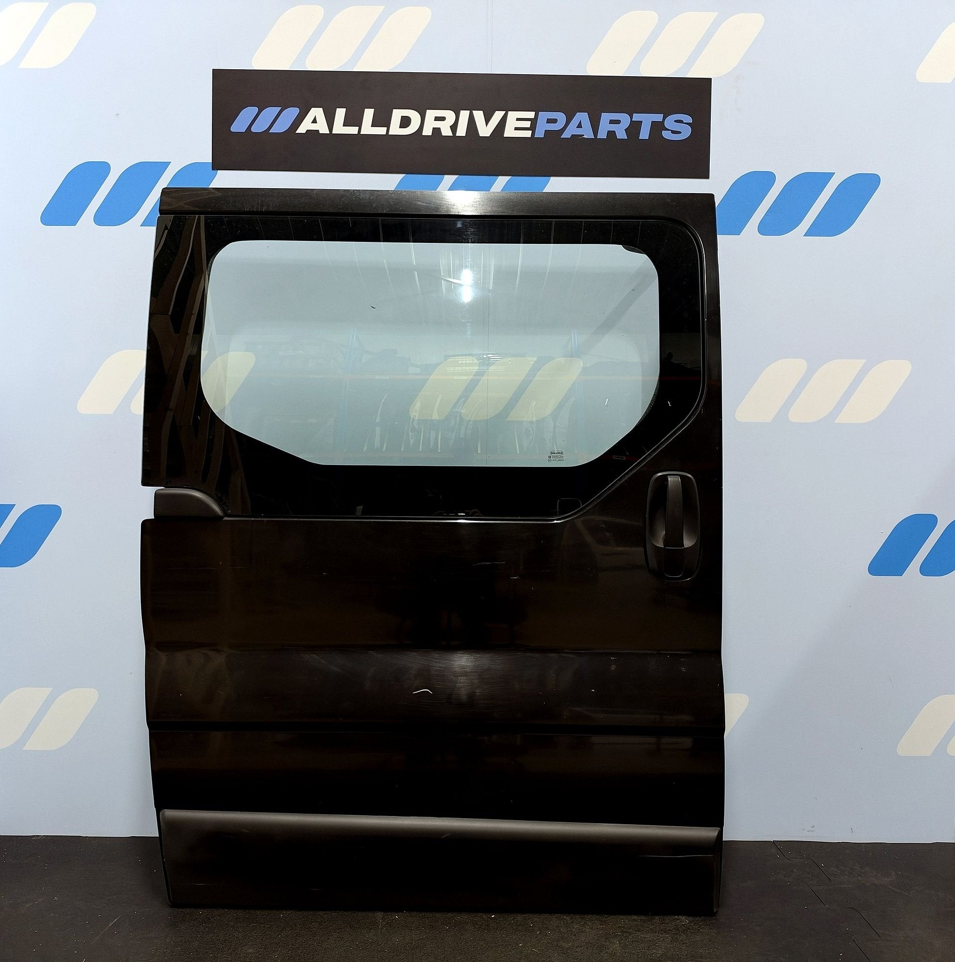 Renault Trafic schuifdeur rechts met ruit zwart 7751472220, Gebruikt, -, Deur, -