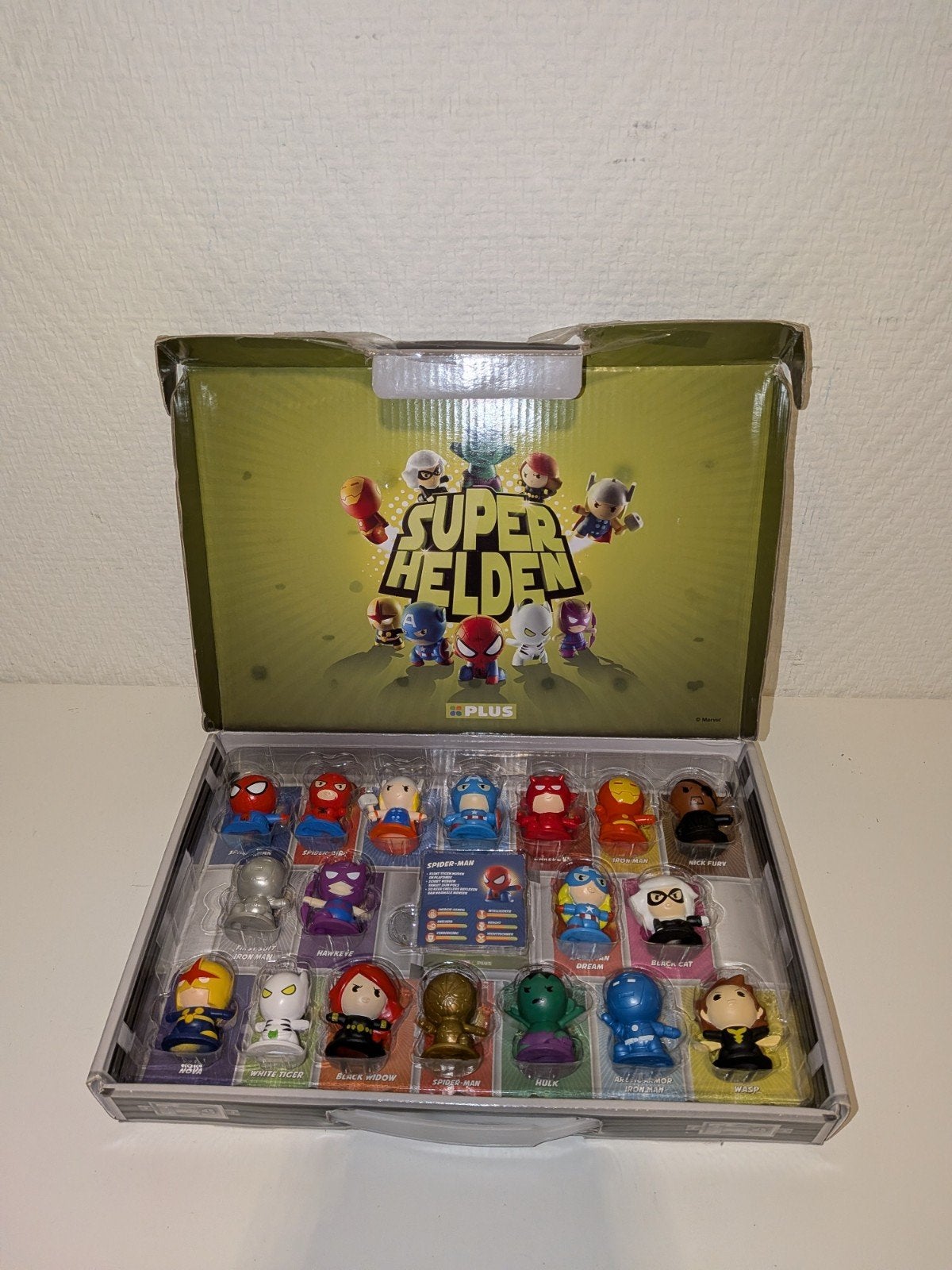 Complete set Albert Heijn Superhelden Marvel figuurtjes, Ophalen of Verzenden, Zo goed als nieuw