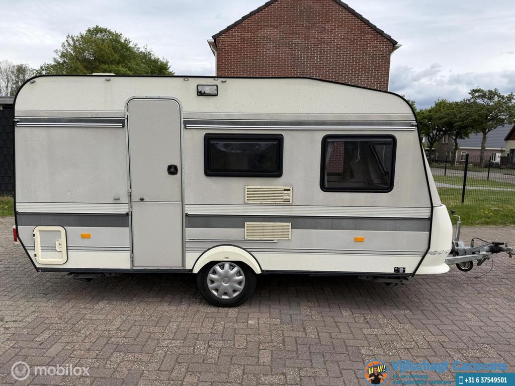 Hobby Classic 400 10 D incl luifel, Caravans en Kamperen, Caravans, Hobby, Bedrijf, 750 - 1000 kg, 5 tot 6 meter