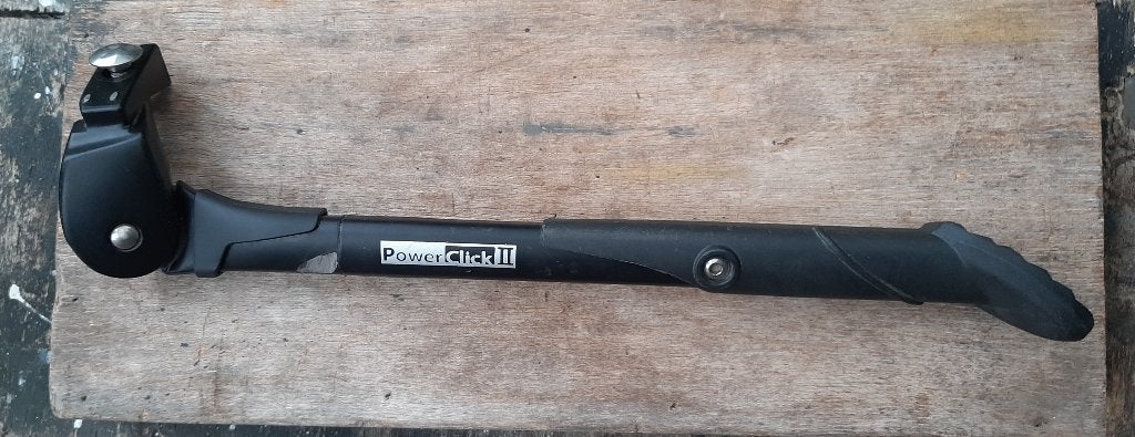 Powerclick II Fietsstandaard, Ophalen, Overige typen, Zo goed als nieuw, Aluminium