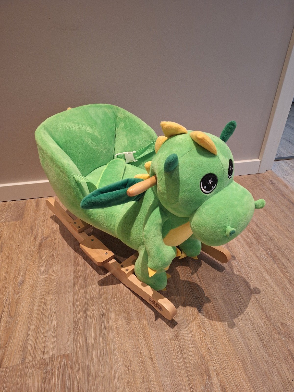 Hobbel dino met geluid, Ophalen