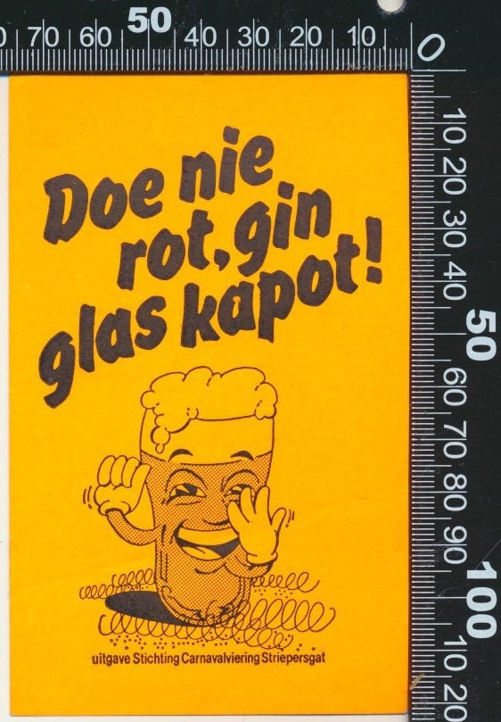 Sticker: Stichting Carnavalviering Striepersgat, Verzamelen, Stickers, Ophalen of Verzenden, Zo goed als nieuw, Bedrijf of Vereniging