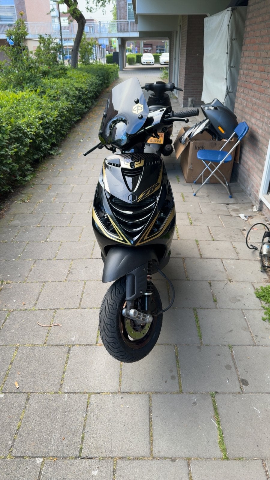 Zip sp h2O geen kenteken, Fietsen en Brommers, Scooters | Piaggio, Zo goed als nieuw, Zip, Elektrisch, Ophalen