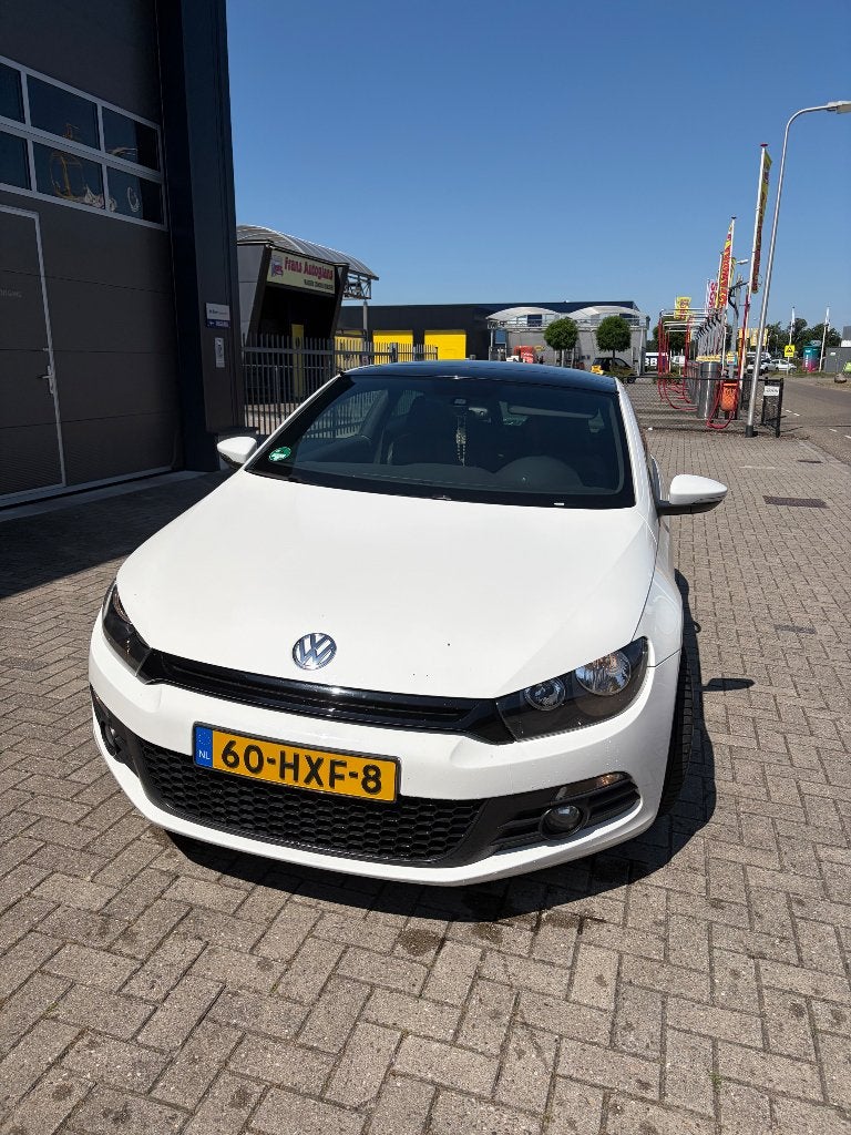 Volkswagen Scirocco 1.4 TSI 118KW 2009 Wit, Auto's, Voorwielaandrijving, 15 km/l, Zwart, Leder en Stof