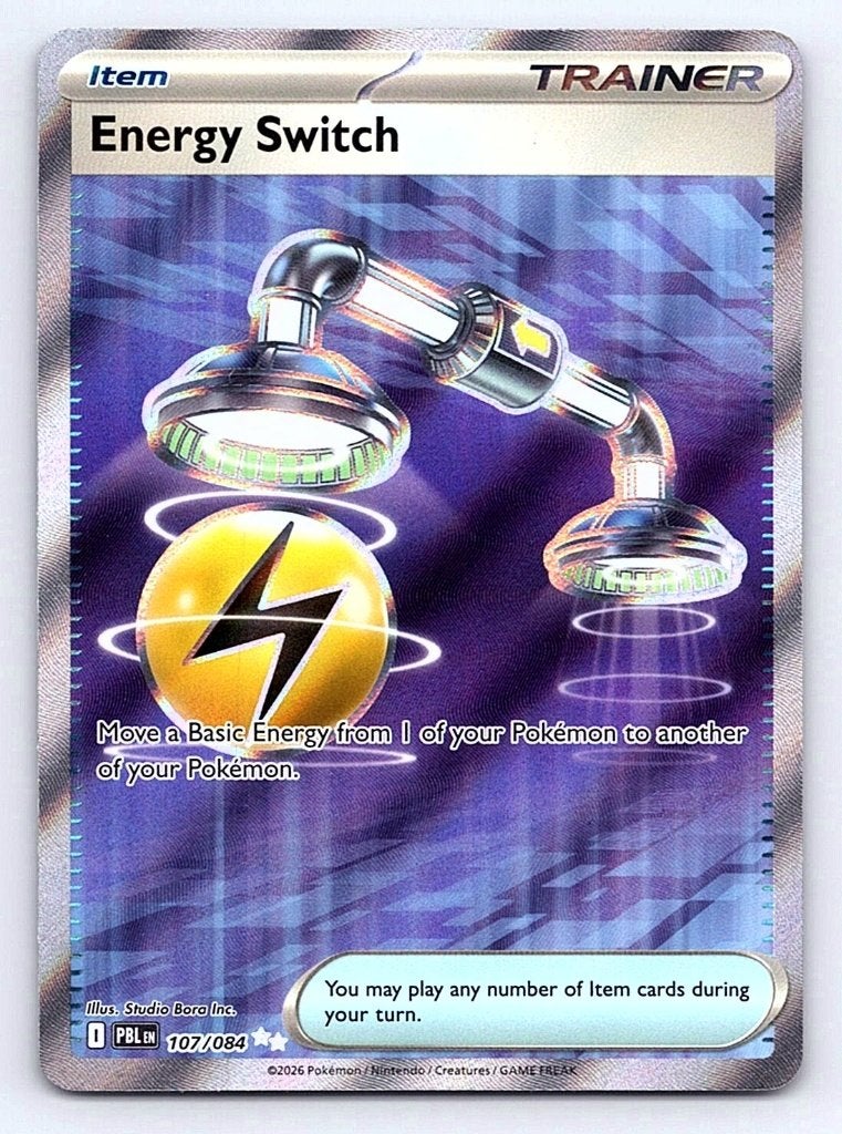 Energy Switch 107 PBL, Ophalen of Verzenden, Zo goed als nieuw, Losse kaart, Foil