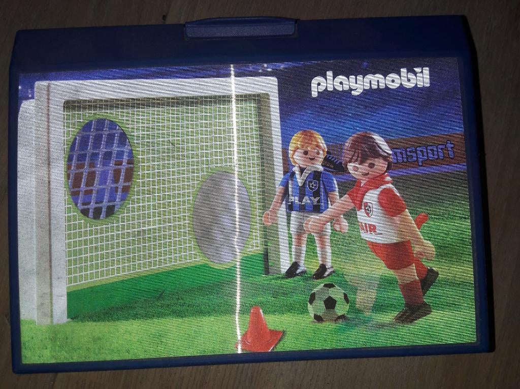 Playmobil Voetbalkoffertje en setje, Ophalen of Verzenden, Zo goed als nieuw, Complete set