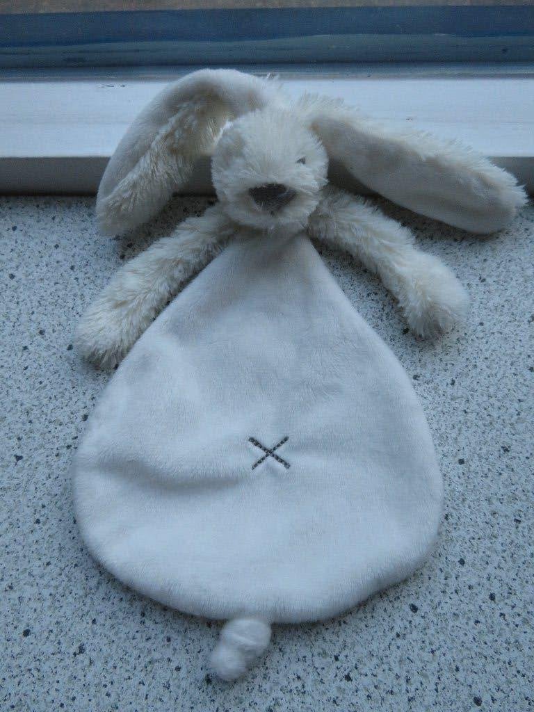 Knuffeldoek konijn konijntje Rabbit Richie merk Happy Horse, Happy Horse, Konijn, Ophalen of Verzenden, Zo goed als nieuw
