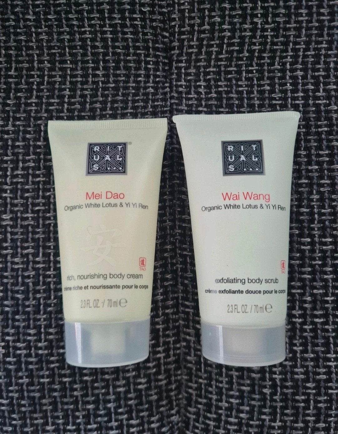 Rituals Mei Dao Body Cream & Wai Wang Body Scrub 70 ml, Ophalen of Verzenden, Nieuw, Bodylotion, Crème of Olie