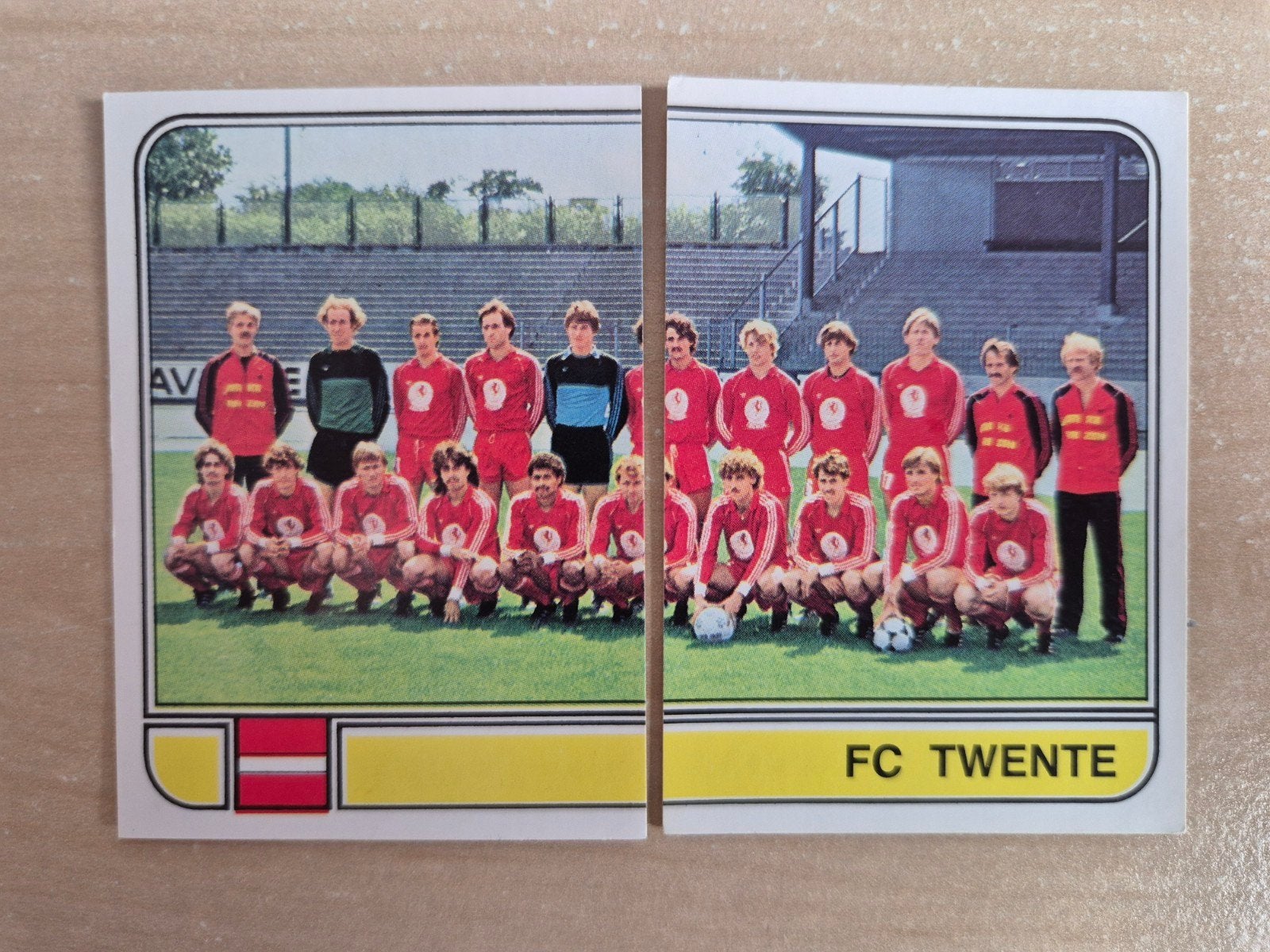 Panini Voetbal 82 Elftal FC Twente, Verzamelen, Ophalen of Verzenden, Zo goed als nieuw, F.C. Twente, Poster, Plaatje of Sticker