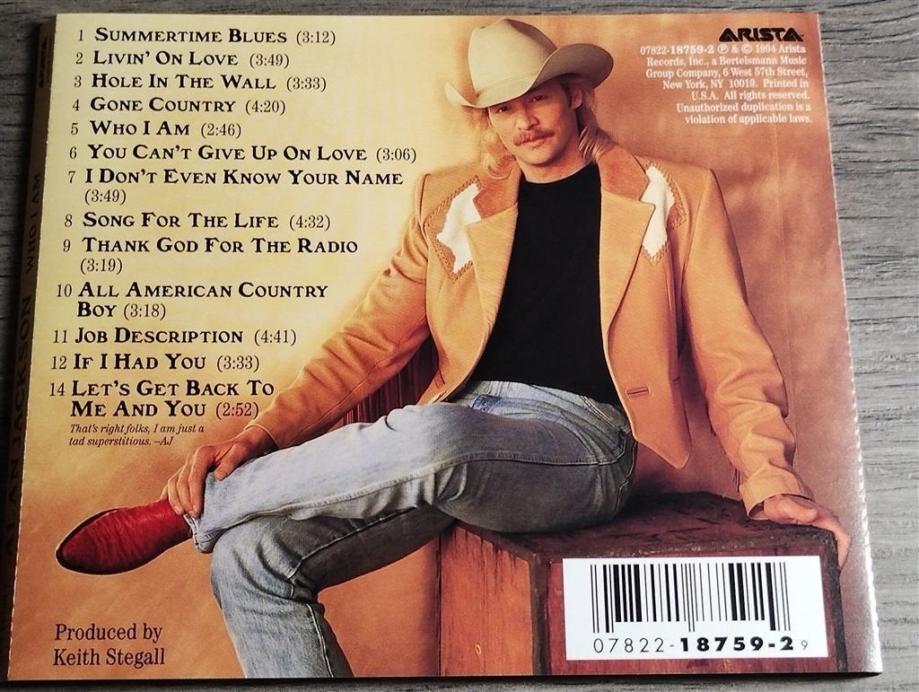 Alan Jackson - Who I Am, Cd's en Dvd's, Ophalen of Verzenden, Zo goed als nieuw