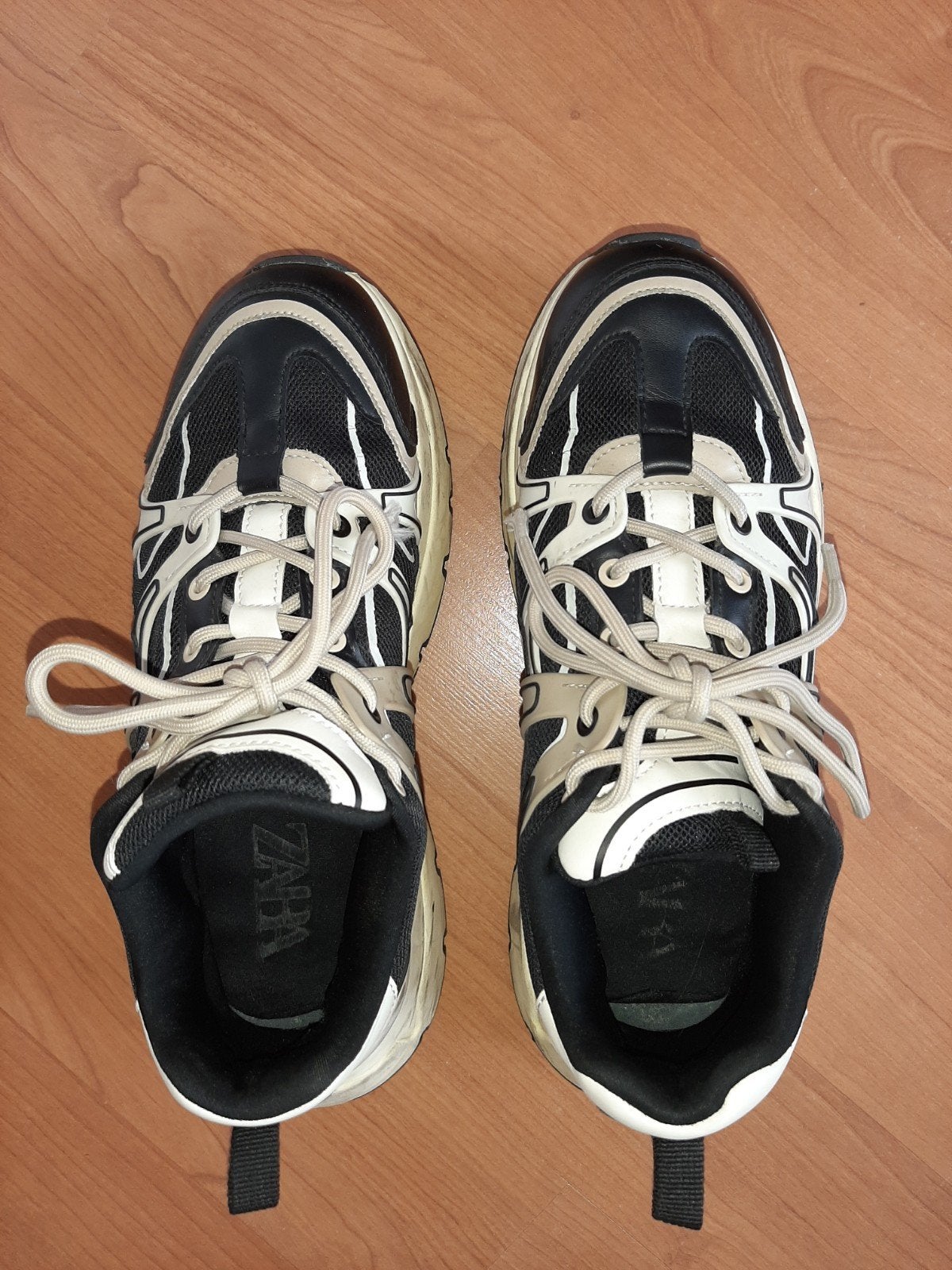 Zara - stijlvolle dames sneaker met hoge zool maat 39., Ophalen of Verzenden, Gedragen, Sneakers of Gympen