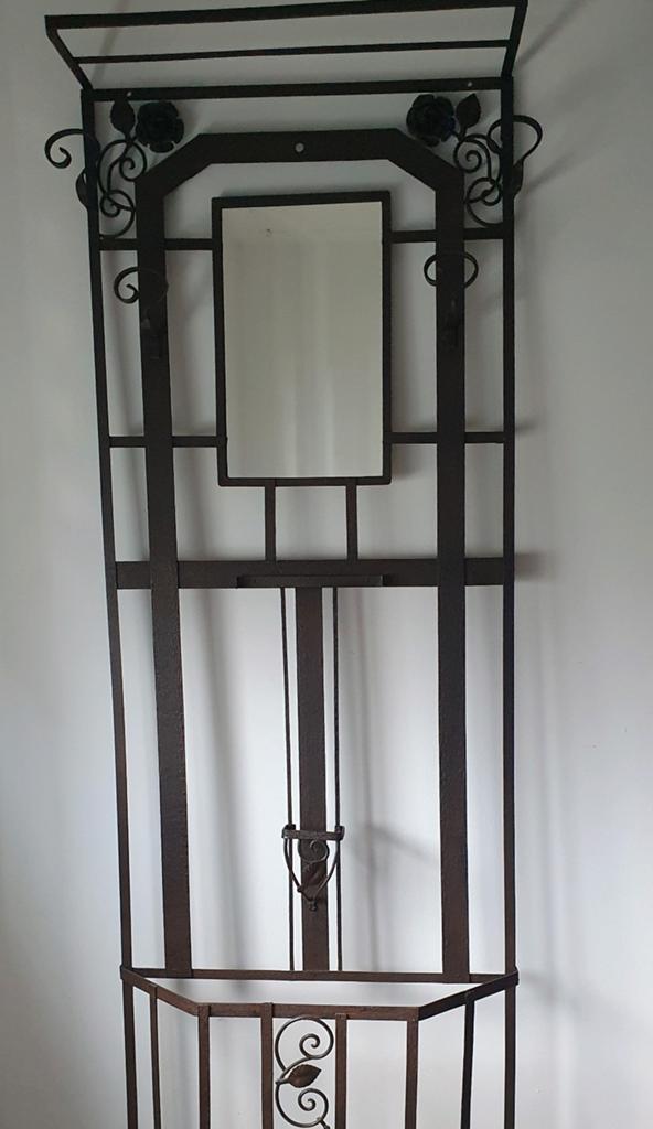 Kapstok antiek brocante ijzer,oudje in goede staat, Ophalen, Hout, Wandkapstok, Minder dan 100 cm