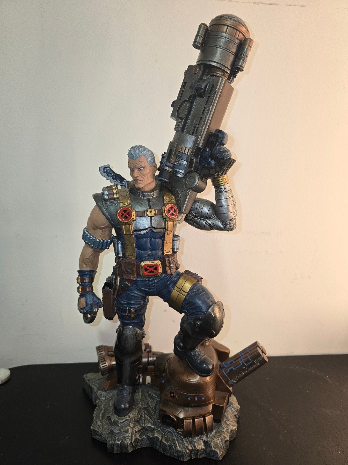 Diamond Select Marvel Premier Collection Cable Resin Statue, Ophalen, Zo goed als nieuw