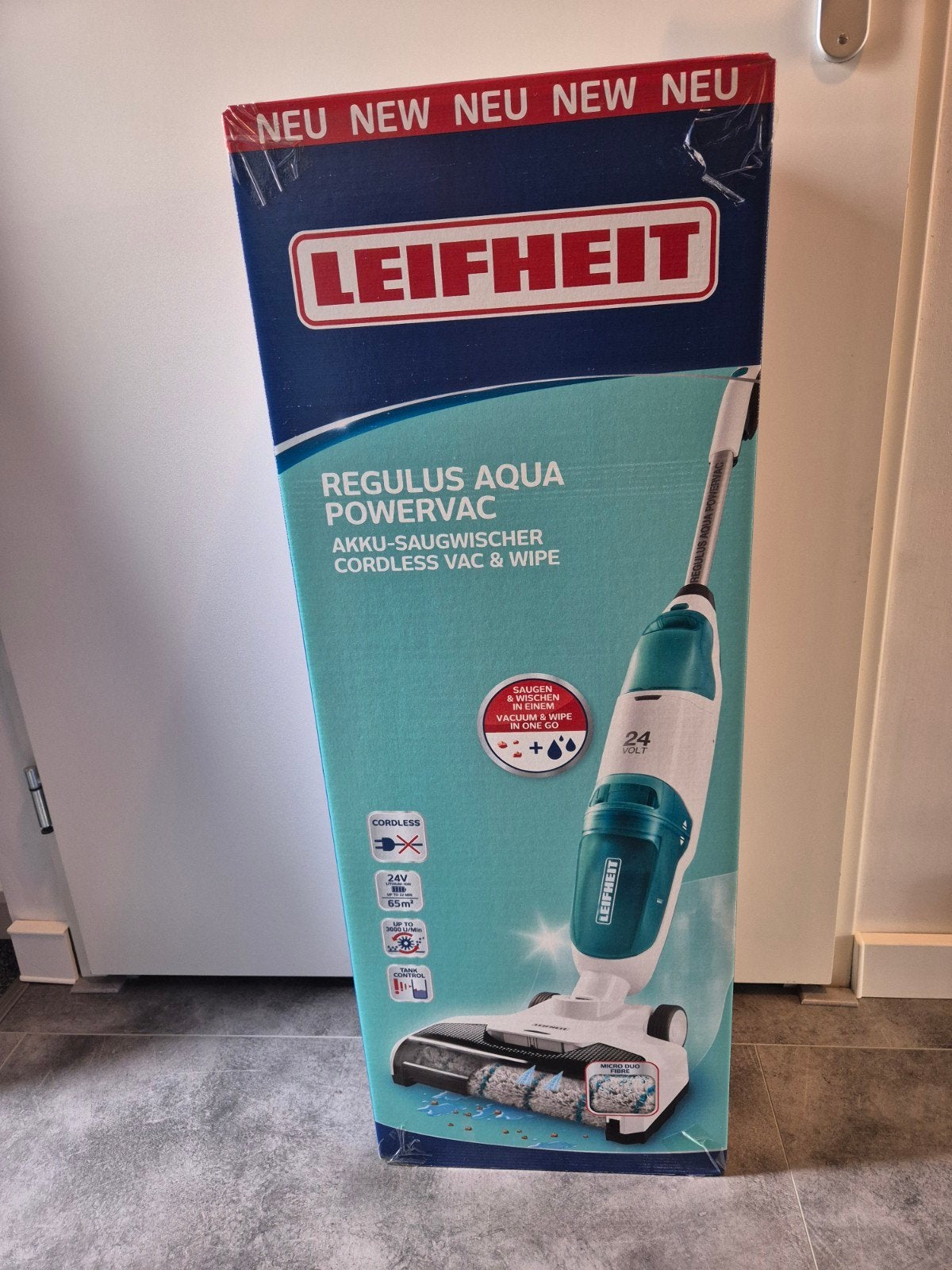 Leifheit Regulus Aqua PowerVac, Overige merken, Nieuw, Reservoir, Steelstofzuiger