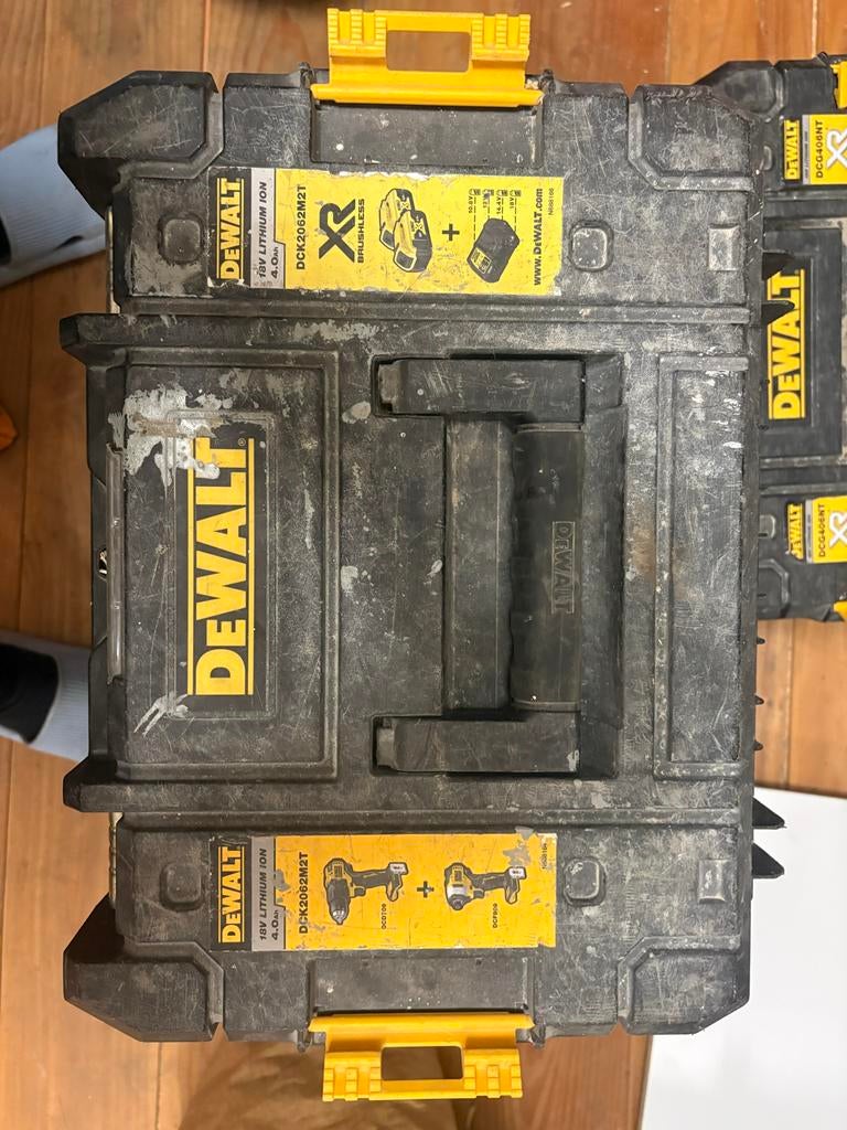 Diverse DeWalt TSTAK koffers en optioneel koffer trolley, Ophalen, Zo goed als nieuw