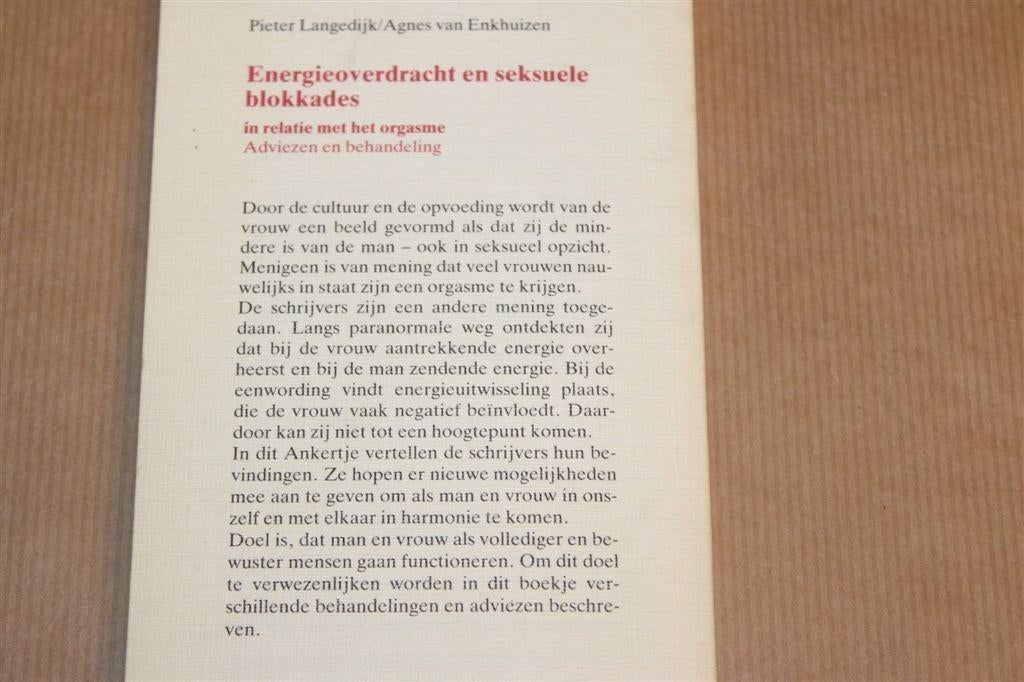 Seksuele Blokkades & Orgasme — Energietherapie & Advies, Ophalen of Verzenden, Gelezen, Overige onderwerpen, Achtergrond en Informatie