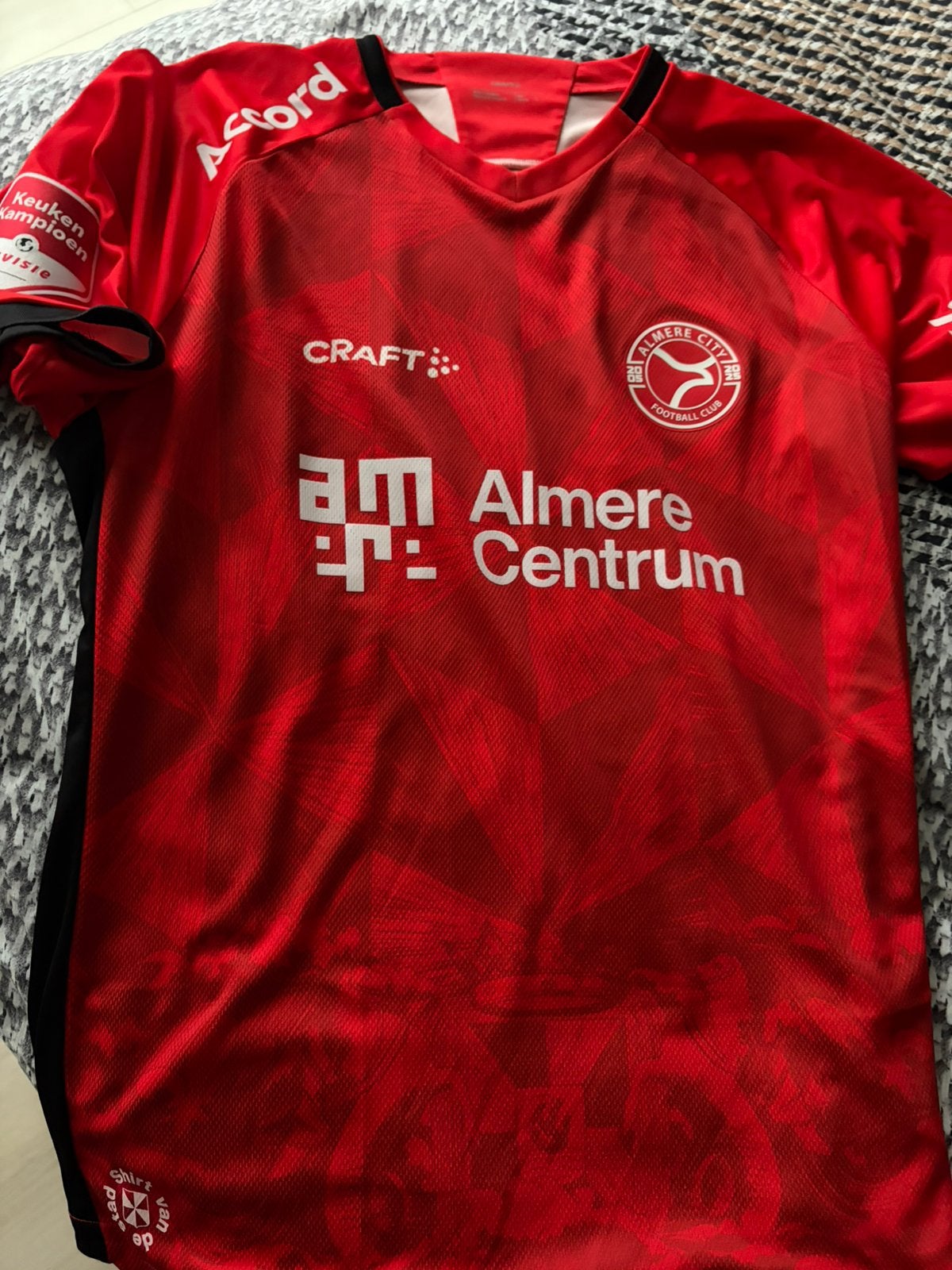 Almere city matchworn 2025/2026, Ophalen of Verzenden, Zo goed als nieuw, Overige binnenlandse clubs, Shirt