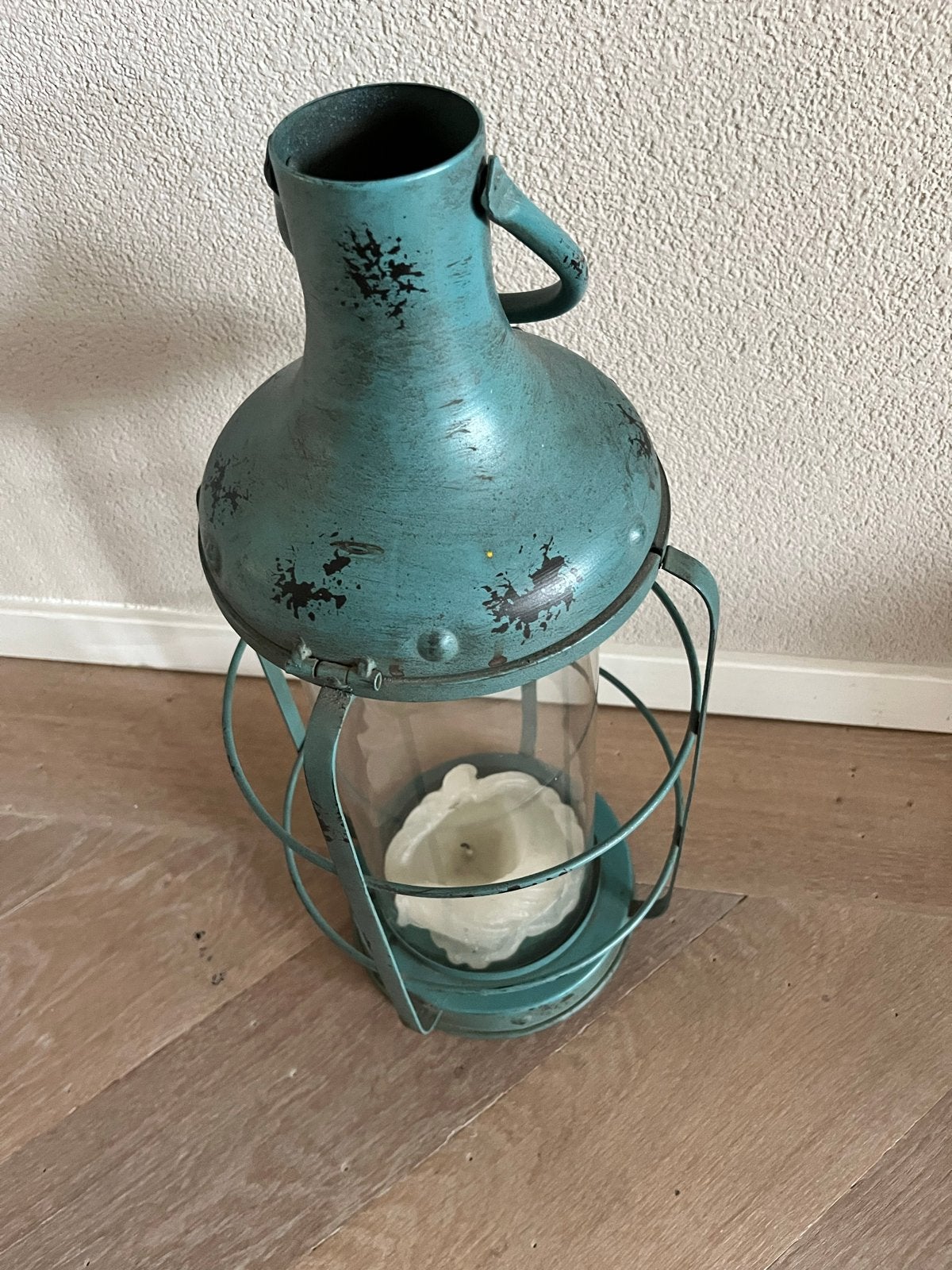 Decoratieve Lantaarn - Blauw/Groen, Ophalen, Gebruikt