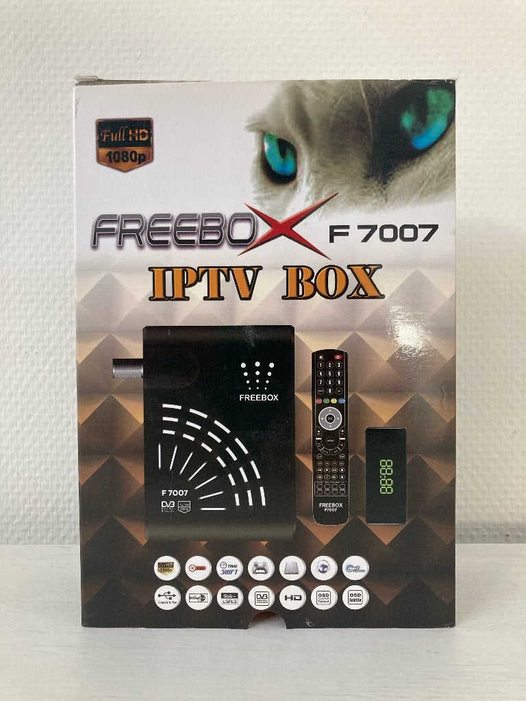IPTV BOX FREEBOX F7007 SATELLITE TV RECEIVER, Ophalen of Verzenden, Zo goed als nieuw, (Schotel)antenne-accessoires, Overige merken