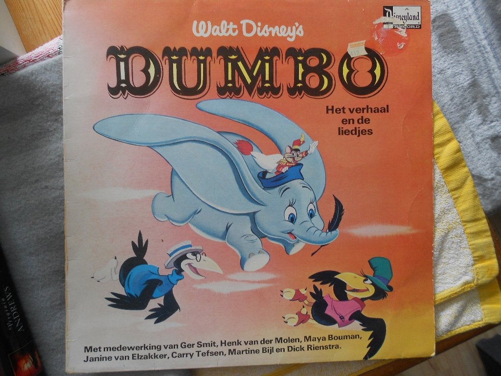 LP vinyl Walt Disney`s DUMBO Het verhaal en de liedjes, Ophalen, LP, Gebruikt, 6 tot 9 jaar