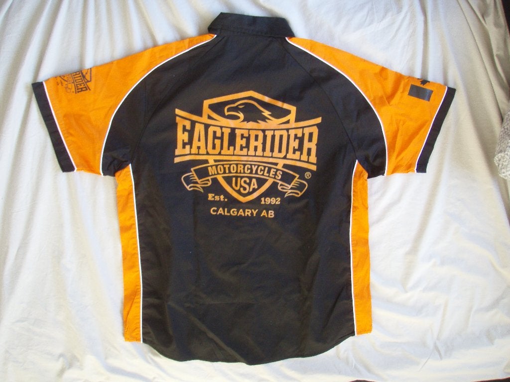 Overhemd EagleRider Motorcycles Calgary, Motoren, Ophalen of Verzenden, Nieuw met kaartje, Heren, Overige typen