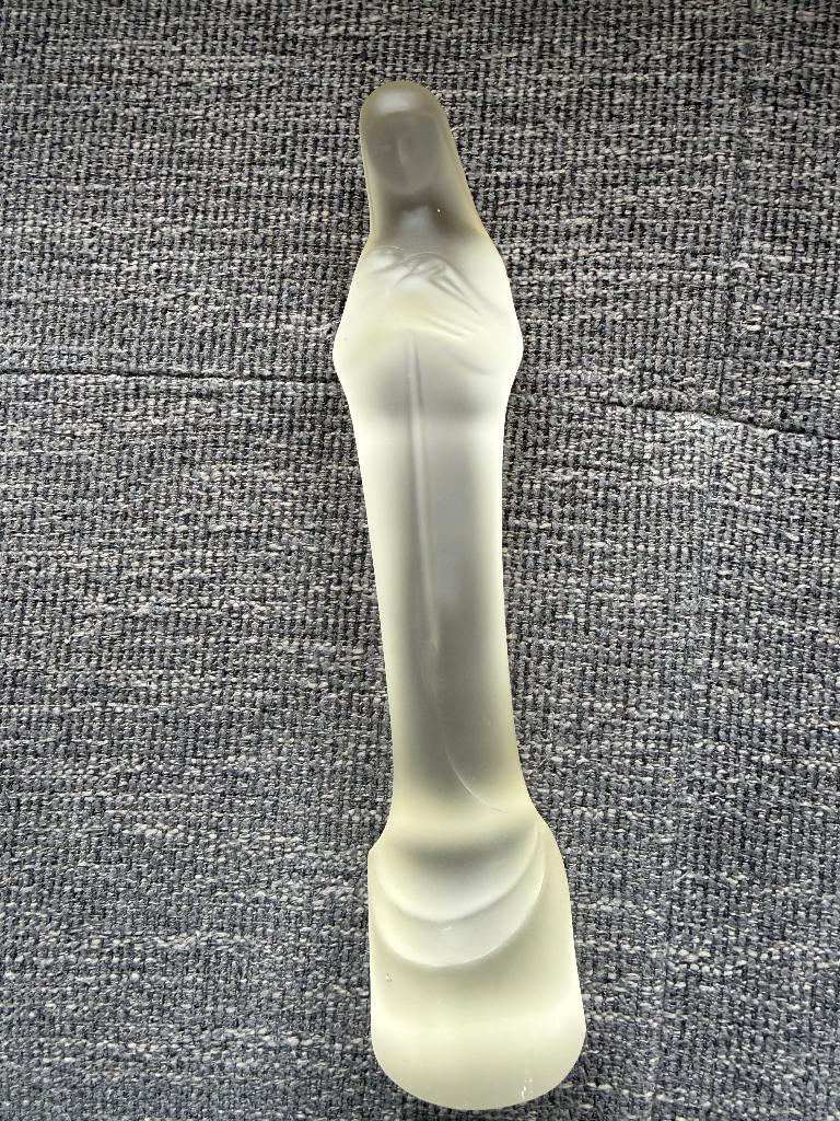 Stef Uiterwaal Leerdam glazen Madonna met kind (24 cm), Ophalen