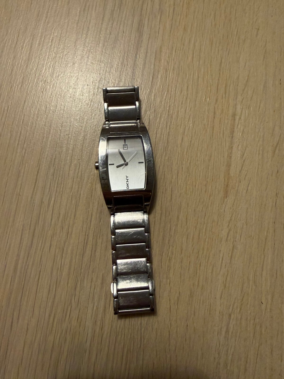DKNY heren horloge in prima staat, Sieraden, Tassen en Uiterlijk, Horloges | Dames, Ophalen of Verzenden, Zo goed als nieuw, Staal