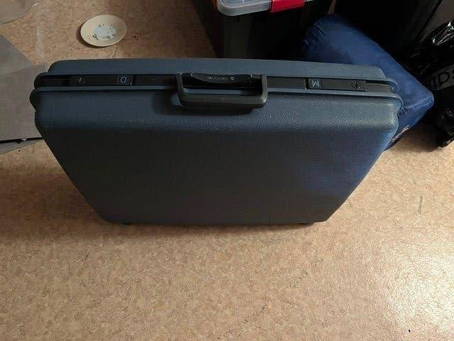 Koffer Samsonite, Gebruikt, Hard kunststof, 45 tot 55 cm, Slot