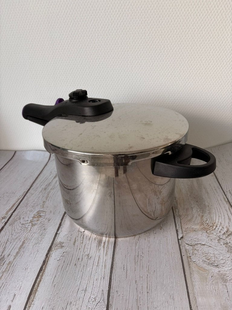 Snelkookpan 4L, Kookpan of Snelkookpan, Ophalen of Verzenden, Zo goed als nieuw, Rvs
