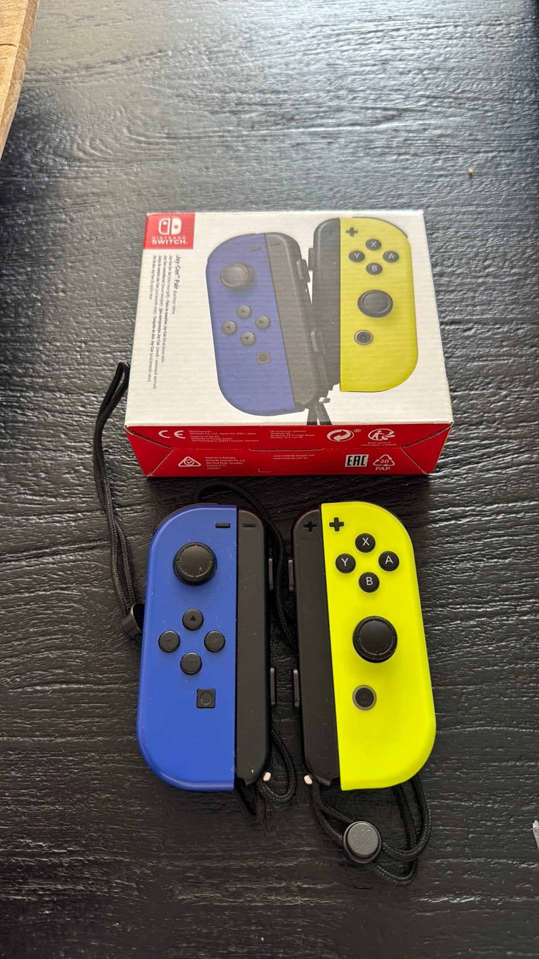 Joy Con Set Blauw/Geel, Ophalen of Verzenden, Zo goed als nieuw, Switch, Overige controllers