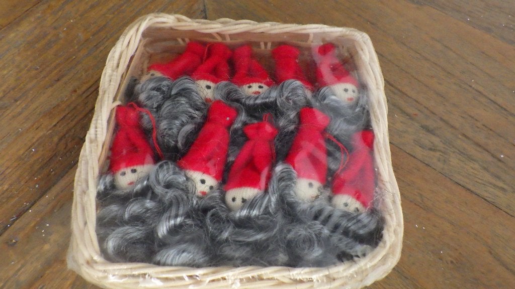 leuke retro kerstversierselen, Diversen, Kerst, Ophalen of Verzenden, Gebruikt