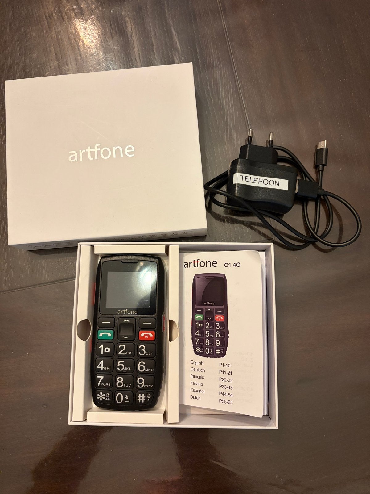 Artfone C1 4G Seniorentelefoon, Geen camera, Nieuw, Ophalen of Verzenden, Klassiek of Candybar