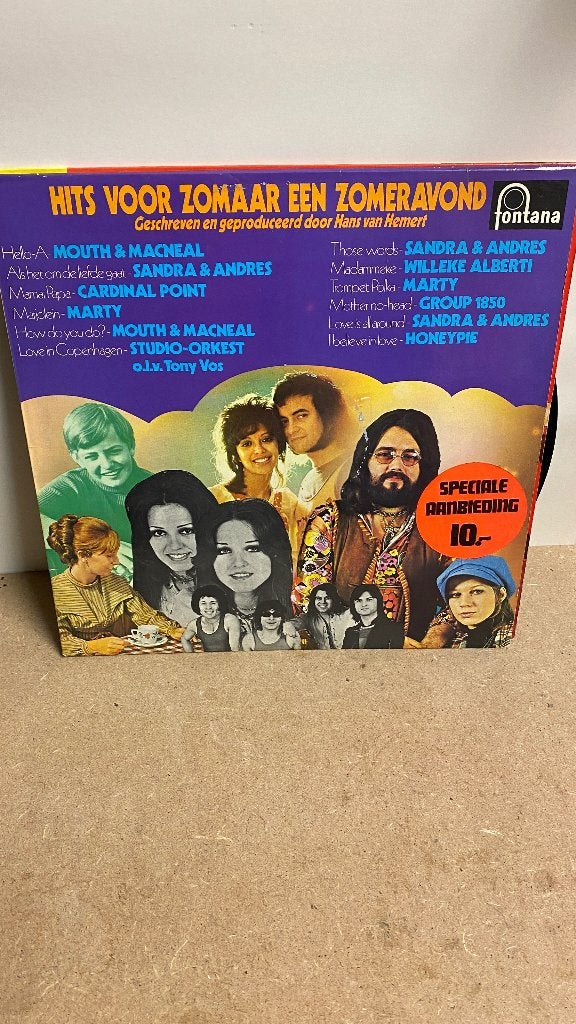 Hits voor zomaar een zomeravond LP (1970-1979), Gebruikt, Ophalen of Verzenden, 1970 - 1979, Complilatie