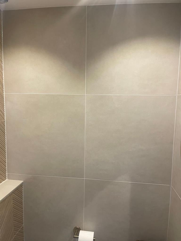 Licht beige vloer/wandtegels 60x60 cm (6,48m2), Ophalen, Zo goed als nieuw