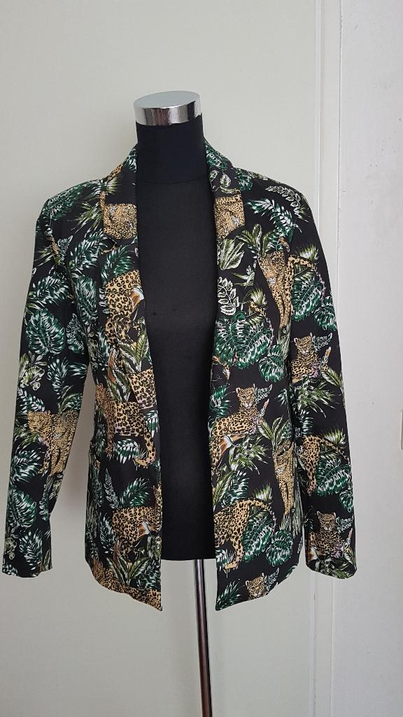 Smashed Lemon jasje M panter luipaard, Maat 38/40 (M), Zwart, Nieuw, Ophalen of Verzenden