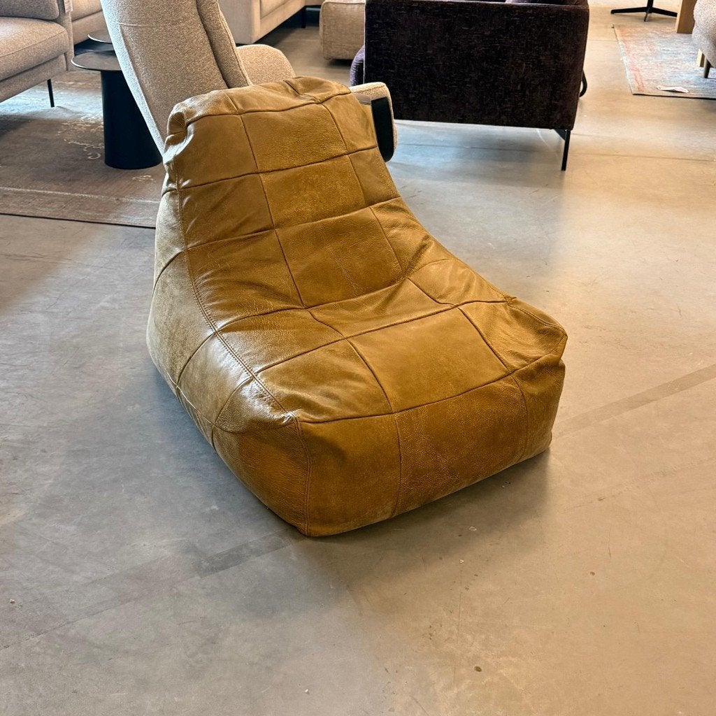 Zitzak open leer NIEUW, diverse kleuren, Huis en Inrichting, Ophalen, Nieuw, Zitzak