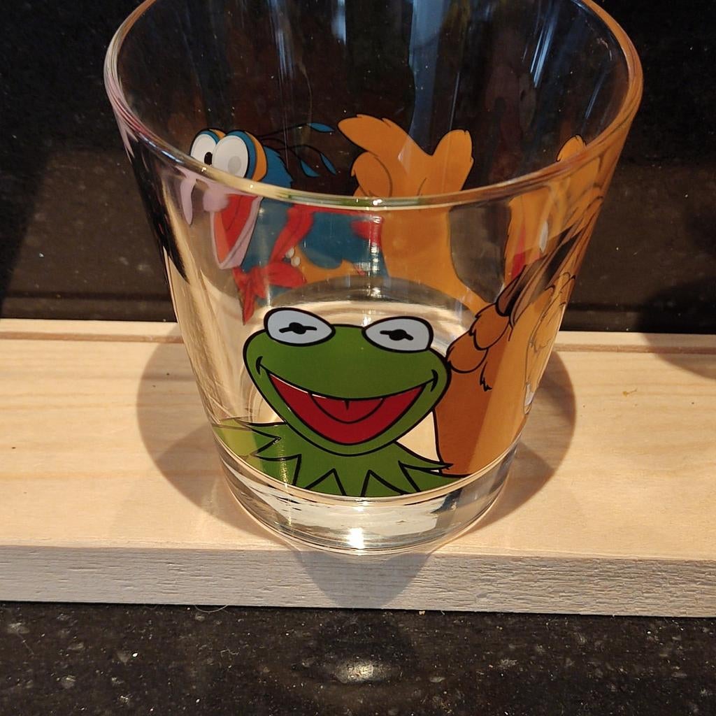 Muppet Show Glas - Kermit, Gonzo, Fozzie, Ophalen of Verzenden