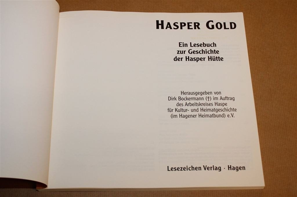 Hasper Gold — Geschiedenis van de Hasper Hütte 1998, Boeken, Ophalen of Verzenden, Gelezen, Europa