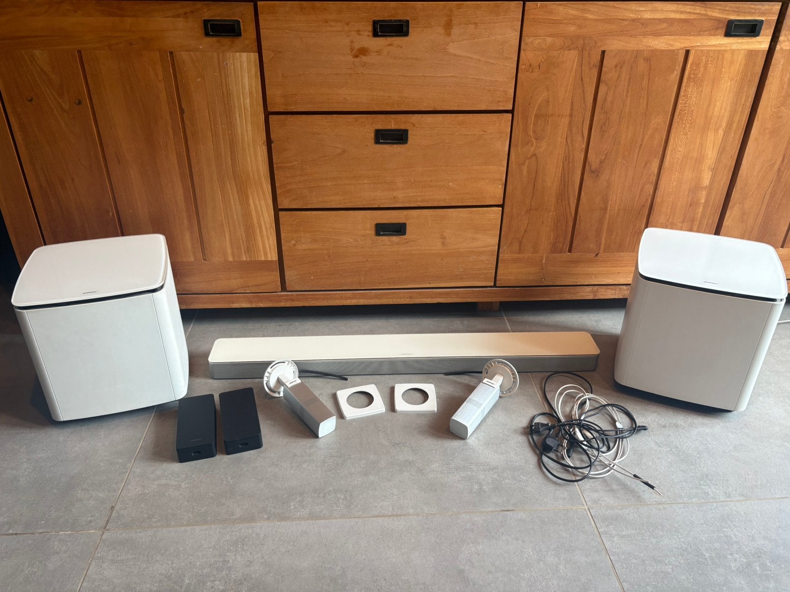 Bose model 700, soundbar, speakers, 2x subwoofers, Ophalen, Zo goed als nieuw