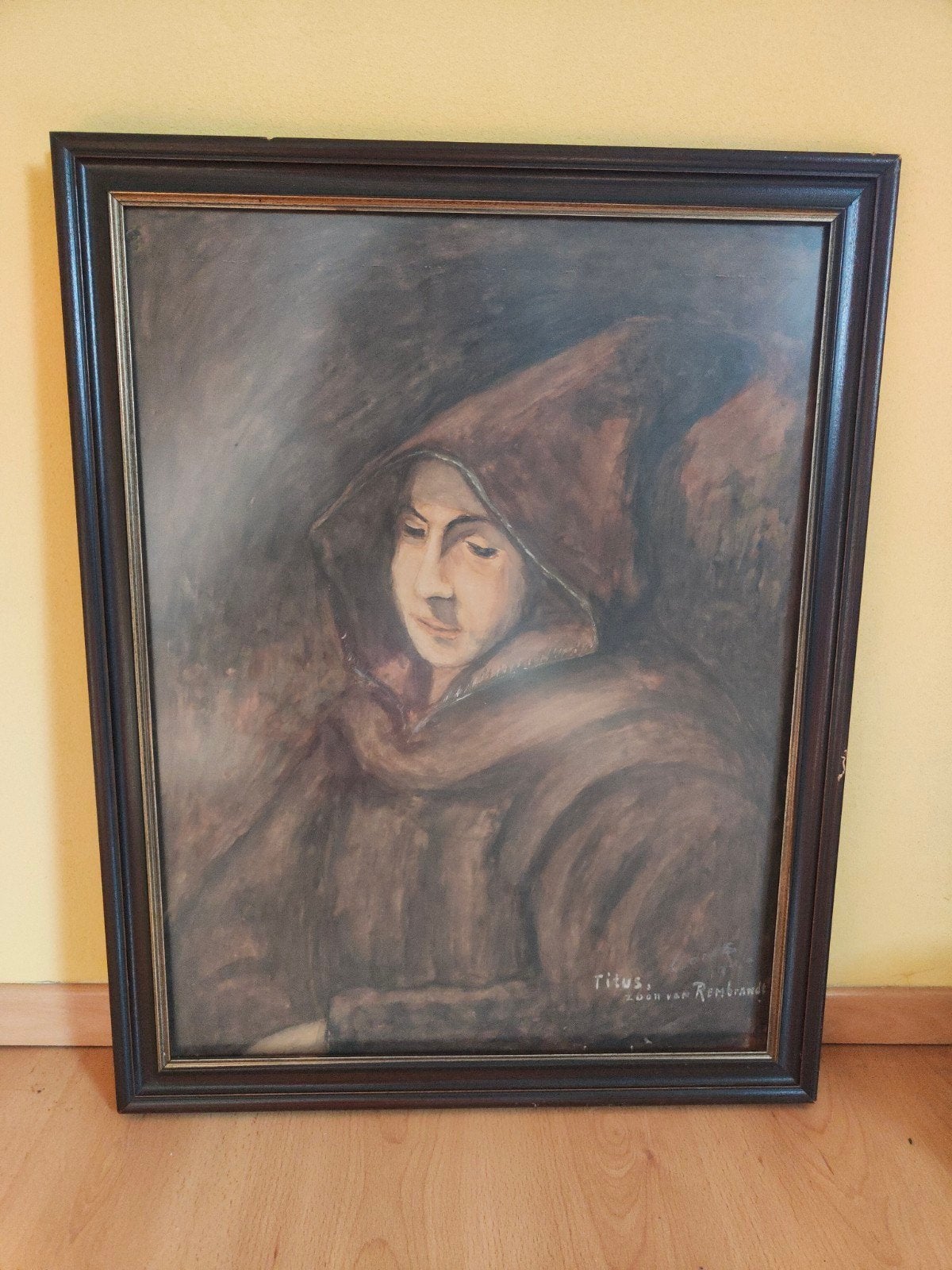 Olieverfschilderij 'Titus, zoon van Rembrandt', Ophalen