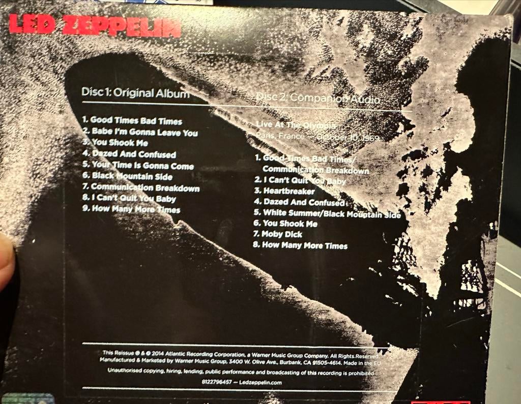 Led Zeppelin I (Deluxe Edition) CD - Origineel Album, Ophalen, Zo goed als nieuw