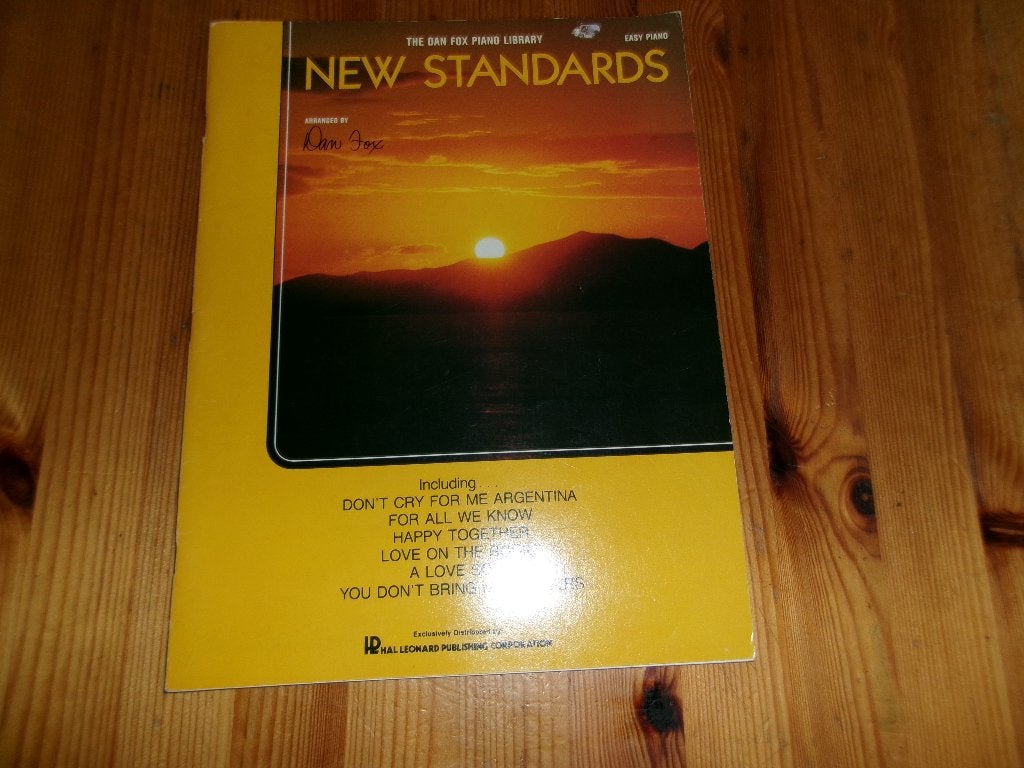New standards - dan fox, Muziek en Instrumenten, Piano, Ophalen of Verzenden, Zo goed als nieuw, Artiest of Componist