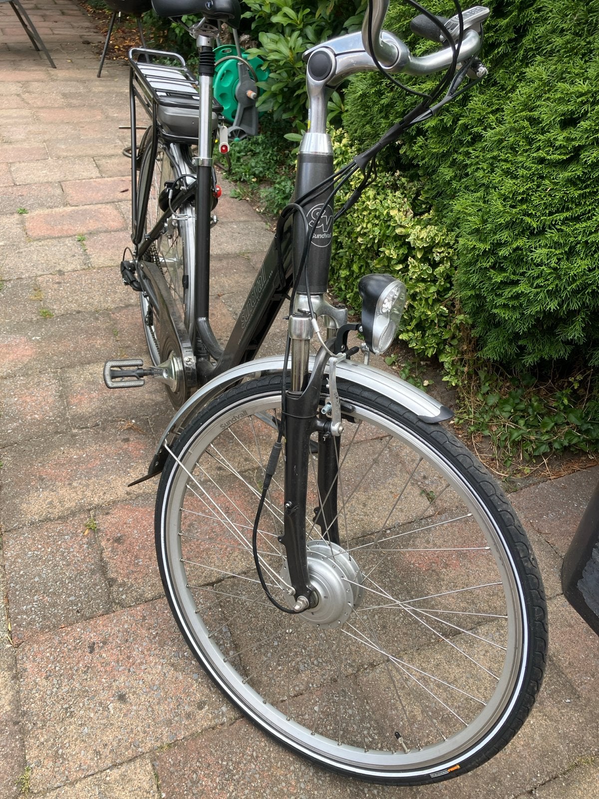 Sundvall fiets met 7 versnellingen, met te reviseren accu, Fietsen en Brommers, Zo goed als nieuw, 51 tot 55 cm, 30 tot 50 km per accu