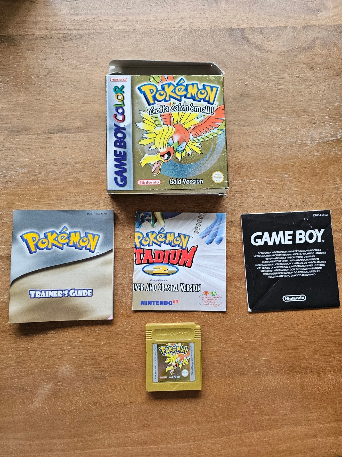 Pokémon Gold Version Game Boy Color (CIB), Spelcomputers en Games, Games | Nintendo Game Boy, Nintendo, 1 speler, Zo goed als nieuw